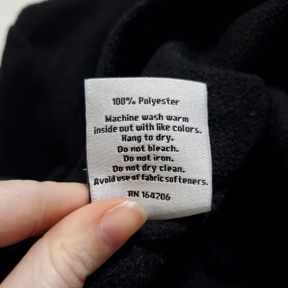 Dudley Stephens Fleece Funnel Neck Pullover M Black Classic Comfort Tuckernuck - Picture 8 of 9